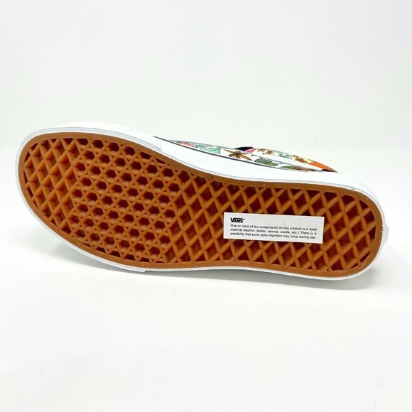 Vans Old Skool (Multi Tropical) Black True White Floral Womens Casual Shoes - Picture 5 of 5